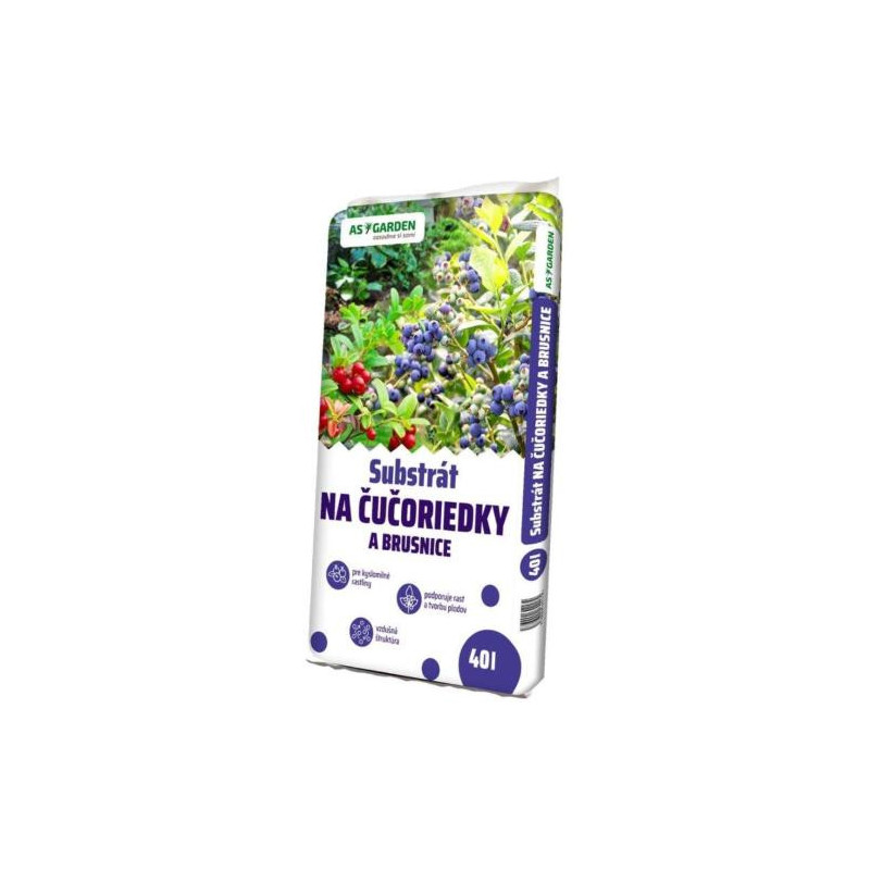 Substrát čučoriedky a brusnice 40 l AS Garden