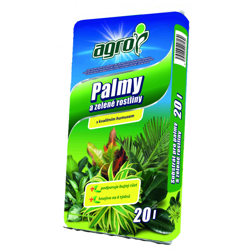 Substrát palmy a izbové rastliny 20 l Agro CS