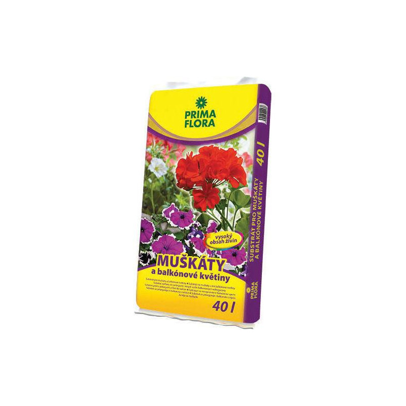 Substrát pelargónie 40 l Primaflora