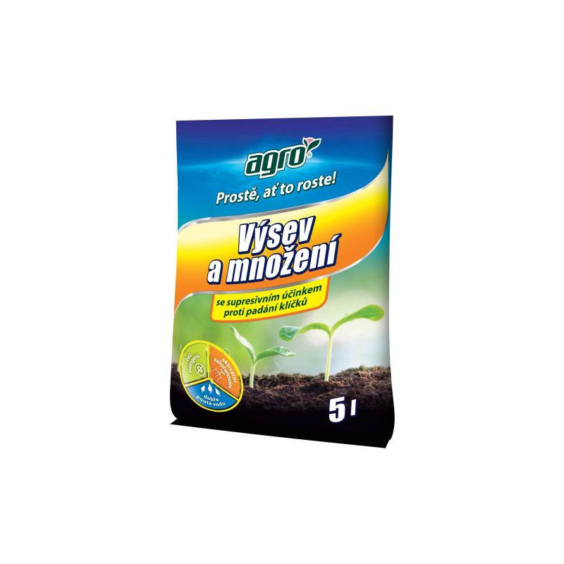 Substrát výsev 5 l Agro CS