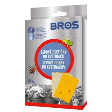 Dosky zlte lepove izbove 10ks Bros