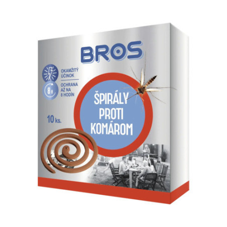 KOMARE spirala proti komarom 10 ks BROS