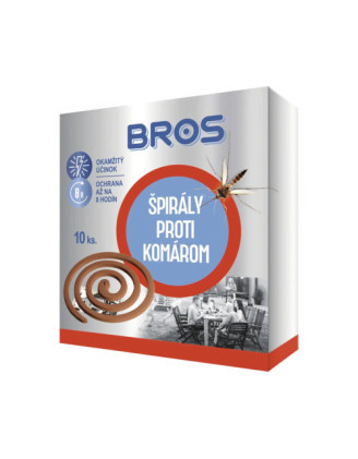 KOMARE spirala proti komarom 10 ks BROS