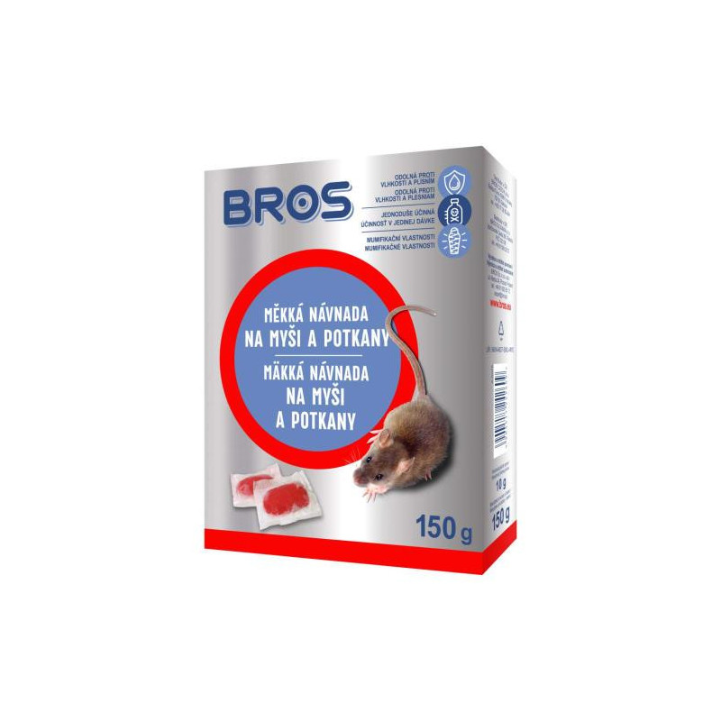 Mäkká návnada na myši Nové Bros, 150 g Mäkká návnada na myši Nové Bros, 150 g