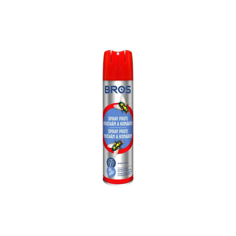 Sprej 400 ml na muchy a komáre Bros Sprej 400 ml na muchy a komáre Bros