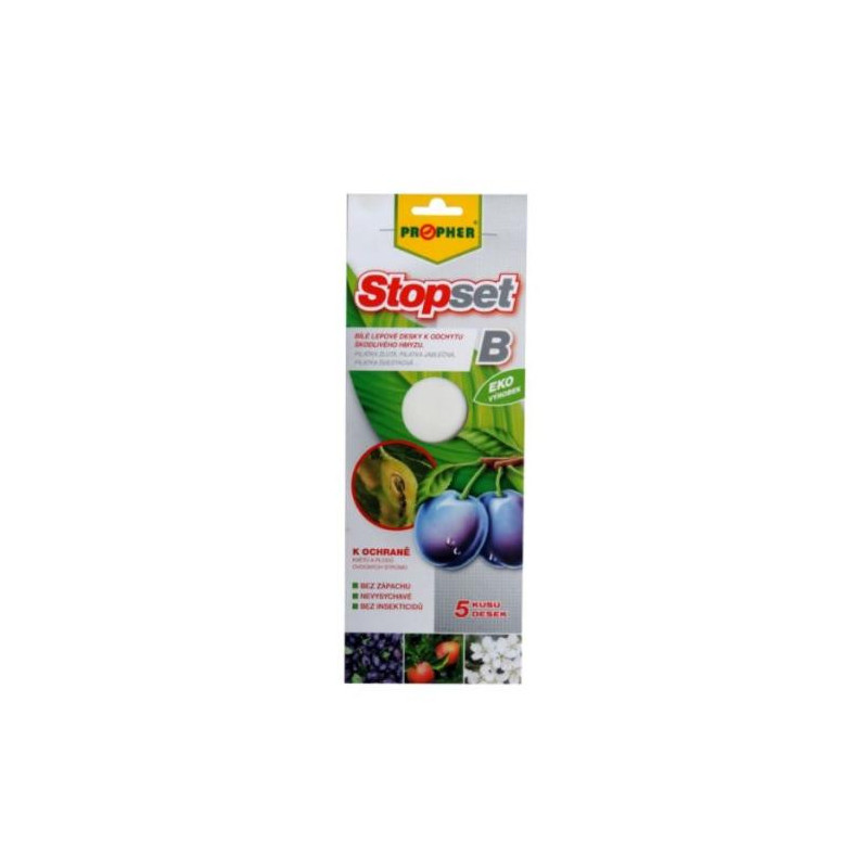 Dosky lepové biele 5 ks Stopset Dosky lepové biele 5 ks Stopset