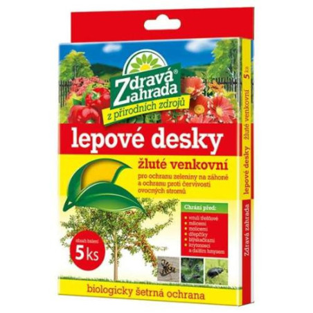 Dosky lepove zlte 5ks Zdrava zahr. Forestina