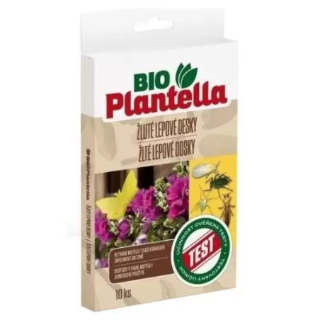 Dosky lepove zlte na izbove rastl motyl Plantella