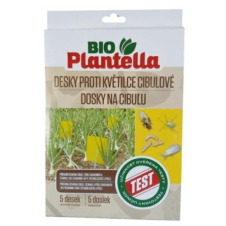 Lepove dosky zlte na cibulu 5ks Plantella