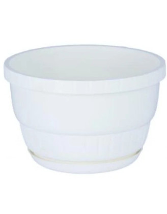 Kvetinac Europa 17cm biely