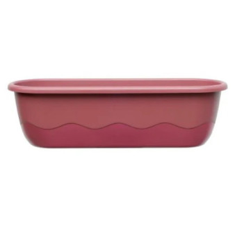 Truhlik MARETA 80cm ruzova tm.-vinova