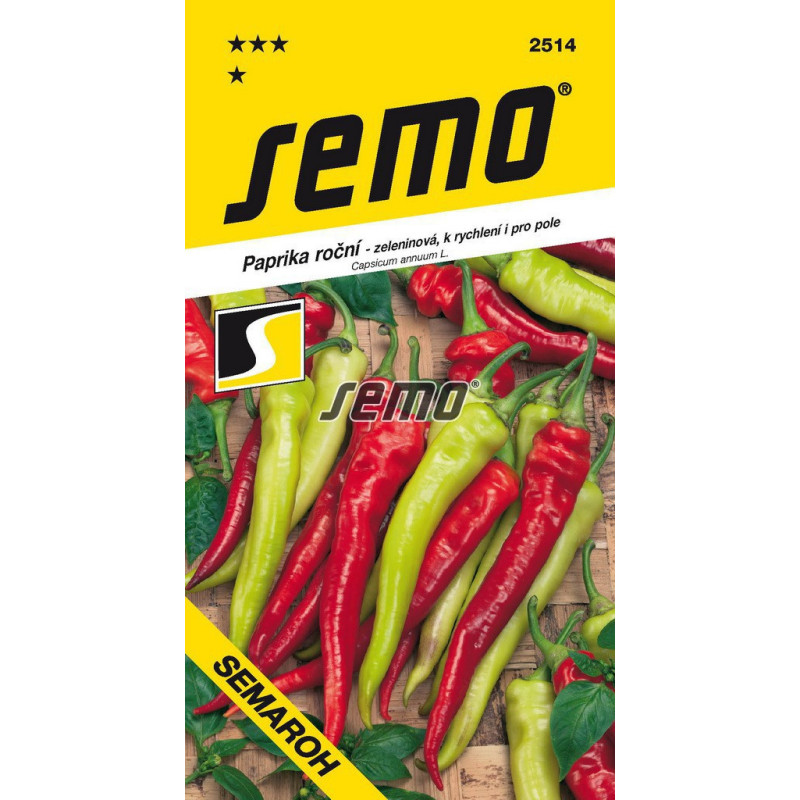 Paprika zeleninová Semaroh