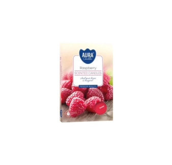 Cajove sviecky vonave/6 malina /nova/