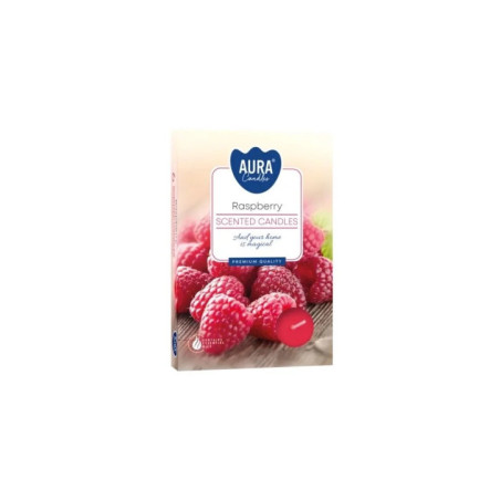 Cajove sviecky vonave/6 malina /nova/