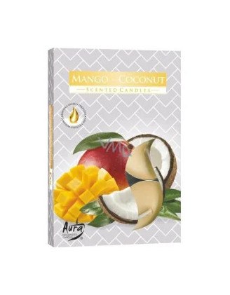 Cajove sviecky vonave/6 mango