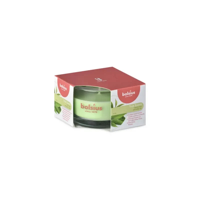 Sviečka 50/80 v skle Green Tea