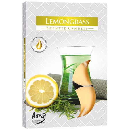 Sviecka cajova 6ks lemon