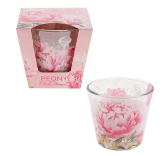 Sviecka sklo poaár PEONY PINK 115g