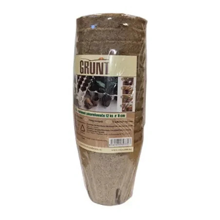 Jiffy kvetinac 8cm okruhly 12ks ENGO