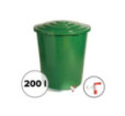 Barel plast 200 l, s vrchnákom a ventilom Barel plast 200 l, s vrchnákom a ventilom