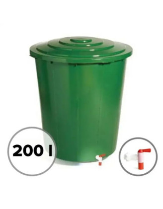 Barel plast 200L s vrchnakom a ventilom