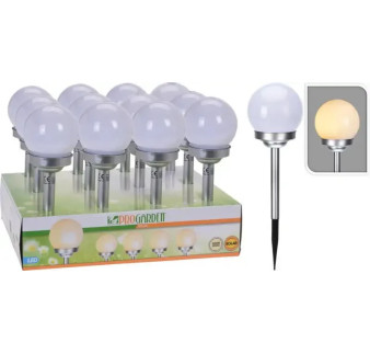 Lampa solarna 10cm gula