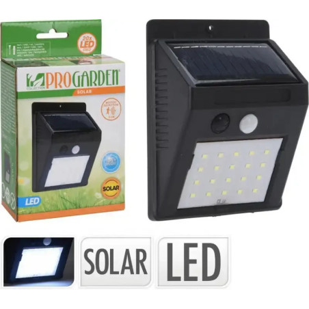 Lampa solarna nastenna so senzorom pohybu