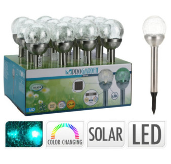Lampa solarna GULA 8 cm sklo
