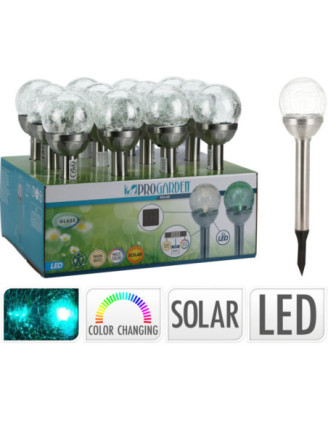 Lampa solarna GULA 8 cm sklo