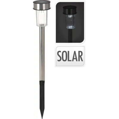Lampa solarna nerez 36