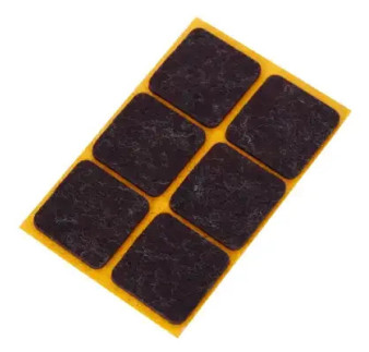 Podlozka plst. 30x30 mm hneda