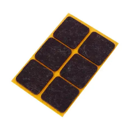 Podlozka plst. 30x30 mm hneda