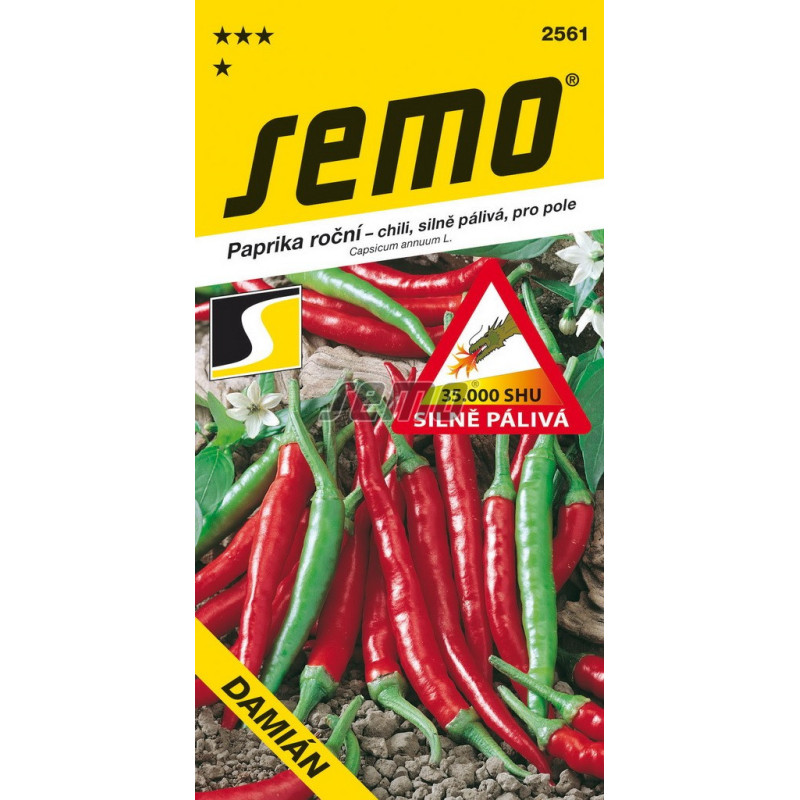 Paprika zeleninová Damian