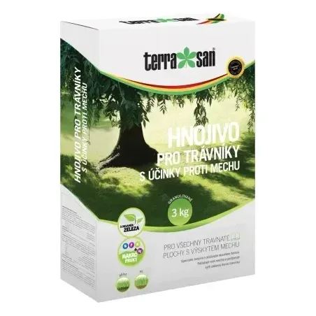 Travnikove hnojivo 3kg proti machu Terr