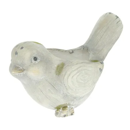 Vtáčik, obal na kvetináč MGO, sivý, 35,5 × 21 × 25,5 cm