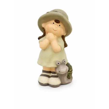 Deti so zvieratkom, polyresin, mix, 11,5 × 9,5 × 20 cm