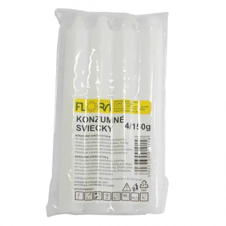 Sviečky konzumné 4 × 150 g