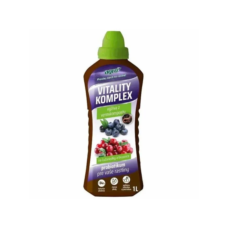 Vitality Komplex 1 l čučoriedky a brusnice Vitality Komplex 1 l čučoriedky a brusnice