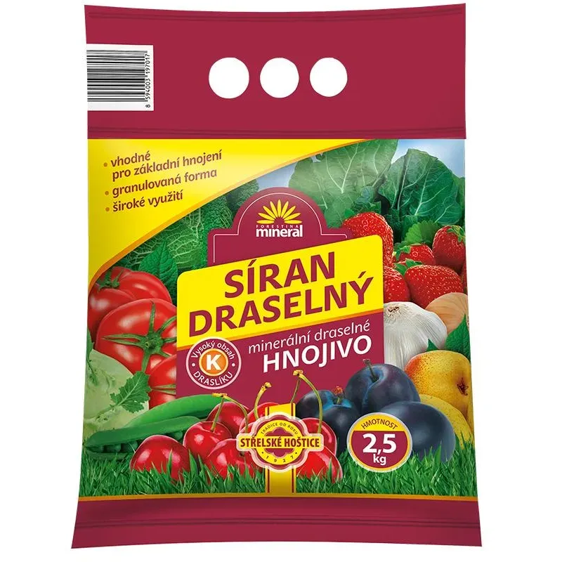 Síran draselný 2,5 kg Forestina