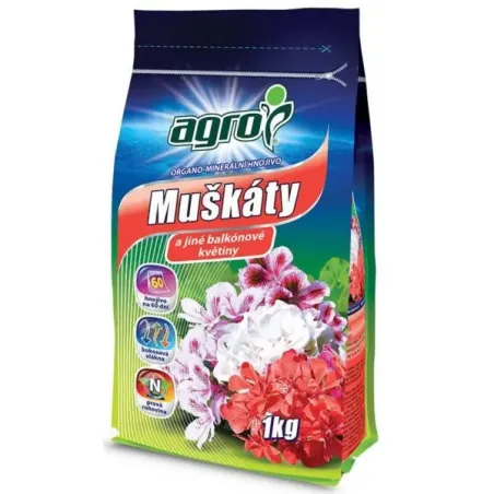 Hnojivo pelargónia 1 kg AgroCs