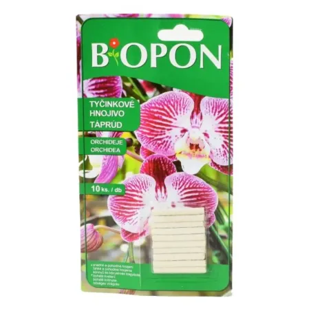 Tyčinkové hnojivo 10 ks orchidea Biopon