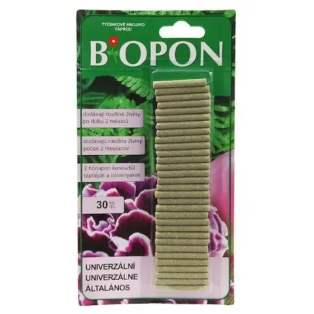 Tyčinkové hnojivo 30 ks univerzál Biopon