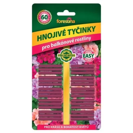 Tyčinkové hnojivo balkón a izbové