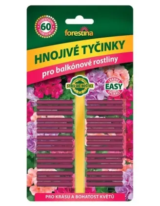 Tyčinkové hnojivo balkón a izbové
