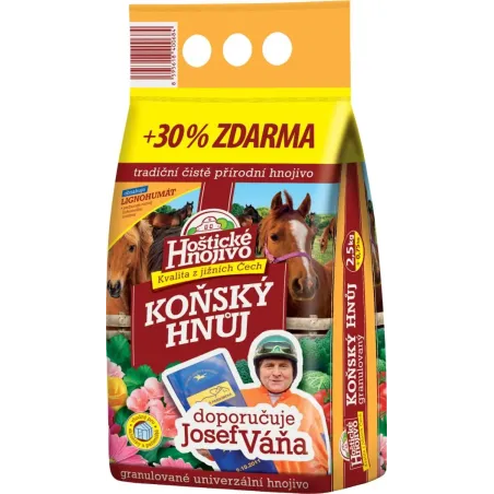 Hnoj konský 2,5 kg +30% zadarmo Hoštice