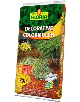Mulčovacia kôra 70 l oranžová Floria