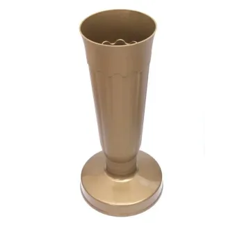 Váza na hrob so záťažou 35 cm Dama 1 zlata