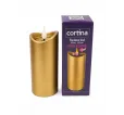 LED sviečka Cortina, 12 cm, zlatá LED sviečka Cortina, 12 cm, zlatá