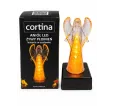 LED Anjel, živý plameň, s batériami