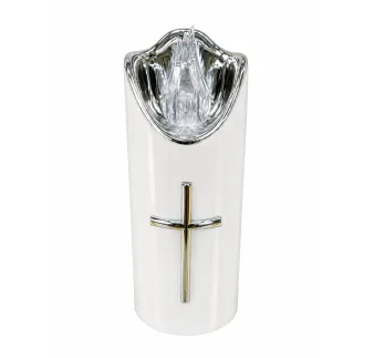Svetelný Led Rico 12 cm a 15 cm biela, strieborná